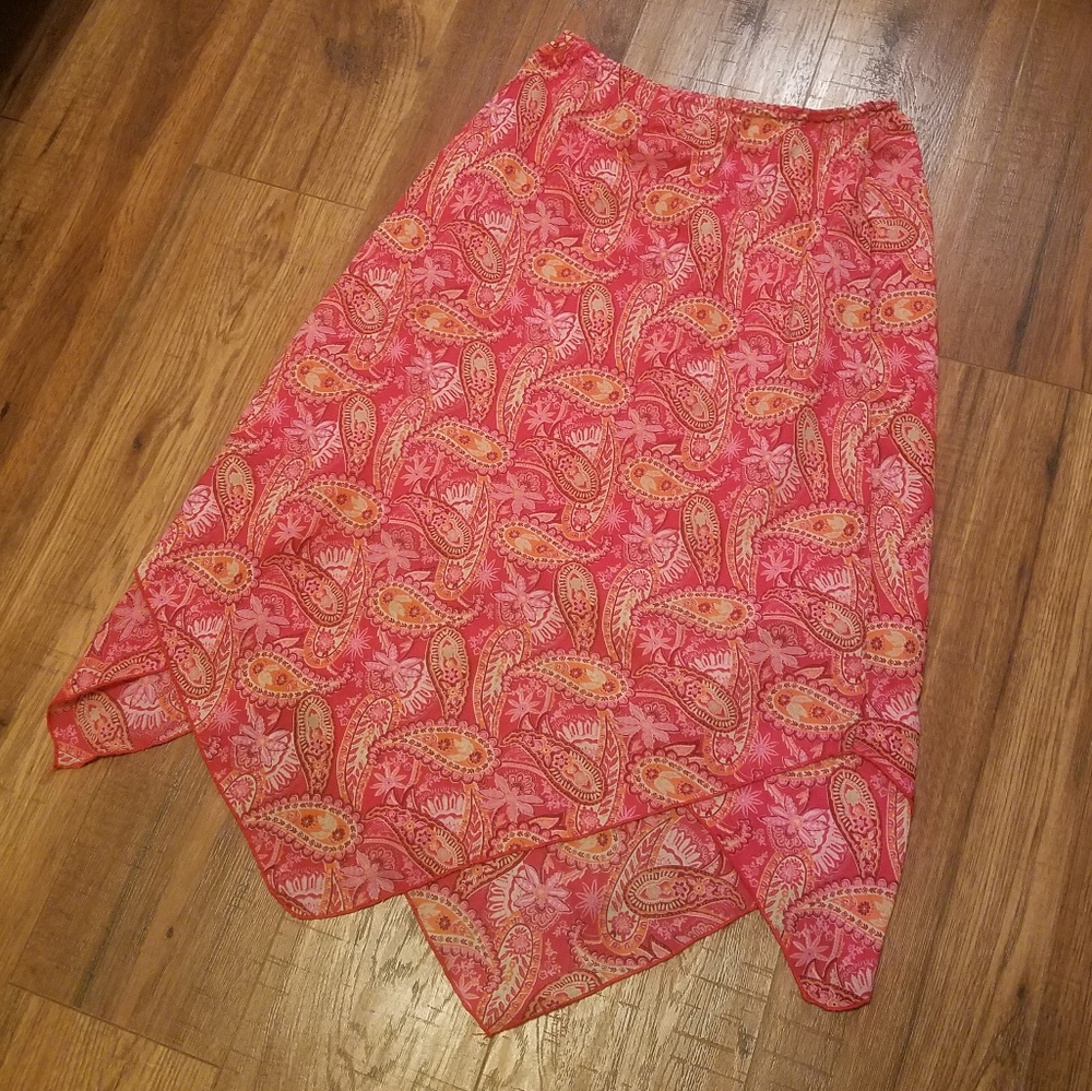 Cute Paisley Handkerchief Skirt
